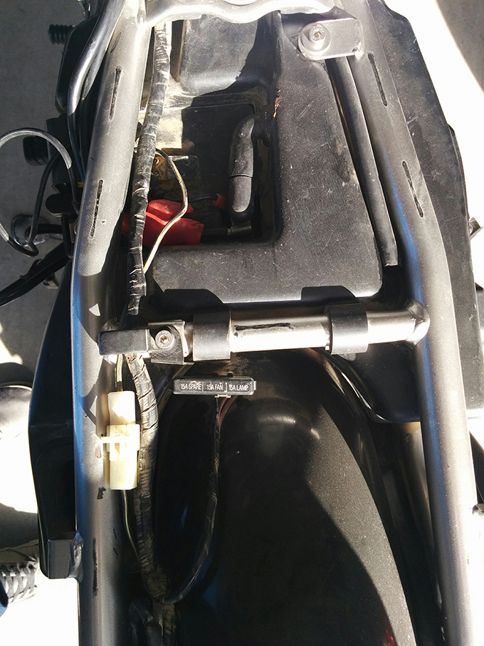 KLR fuse box