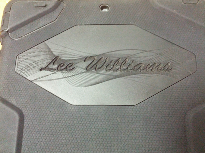Laser Etched iPad Case